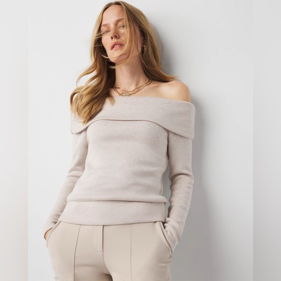 White House Black Market Tops - White House Black Market off-the-shoulder top (women’s XL) (NWT)